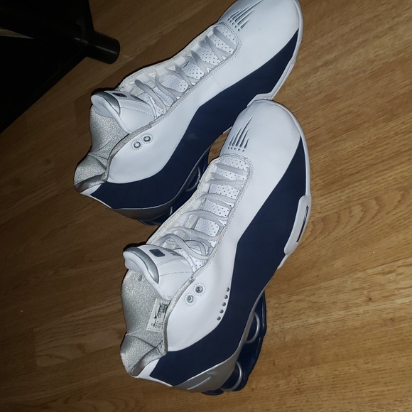 Brand new Nike shocks ,size 13 blue and white - Picture 5 of 5